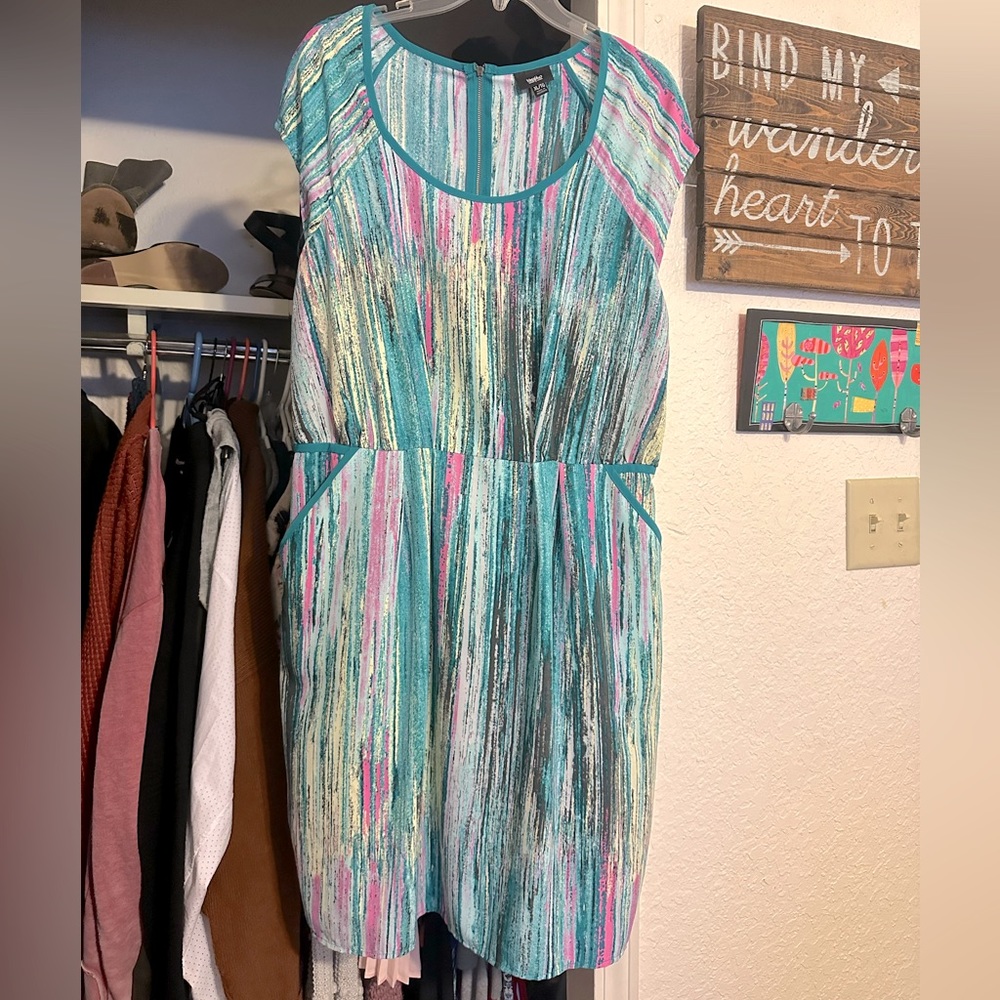 Mossimo Multicolored Dress w/Pockets